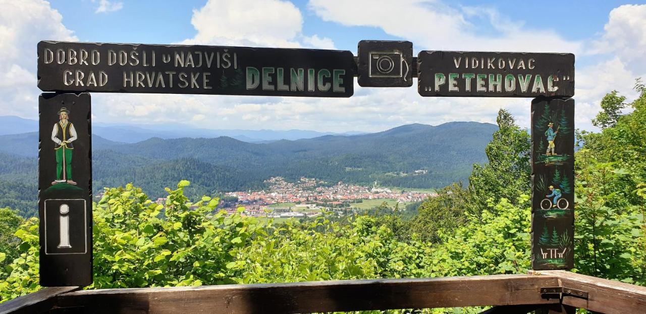 Puhova Koliba Villa Delnice Bagian luar foto