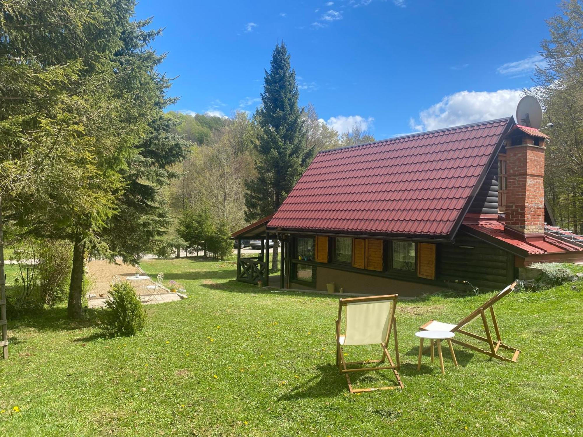 Puhova Koliba Villa Delnice Bagian luar foto